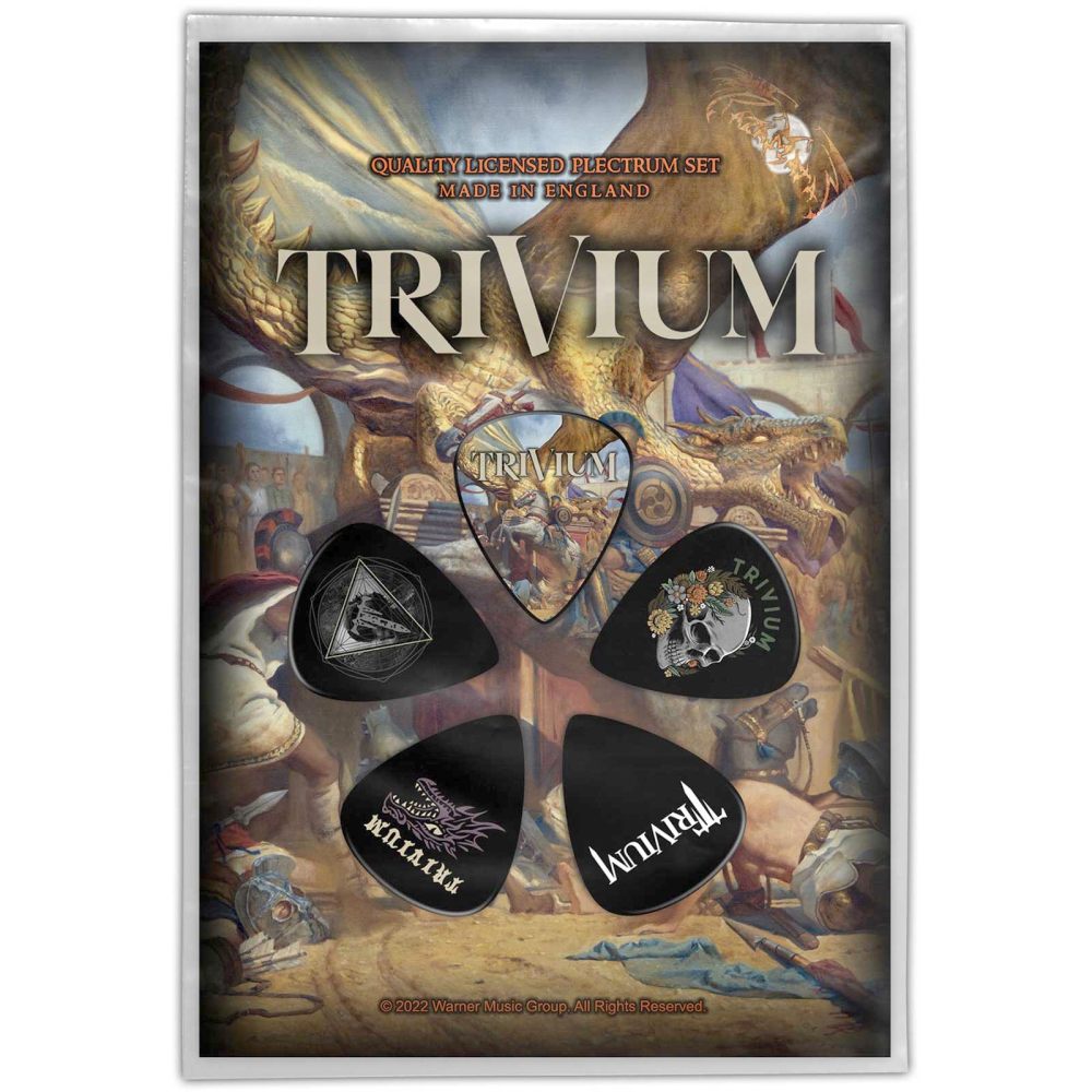 Trivium - In The Court Of The Dragon Plectrum - Set van 5 - Multicolours